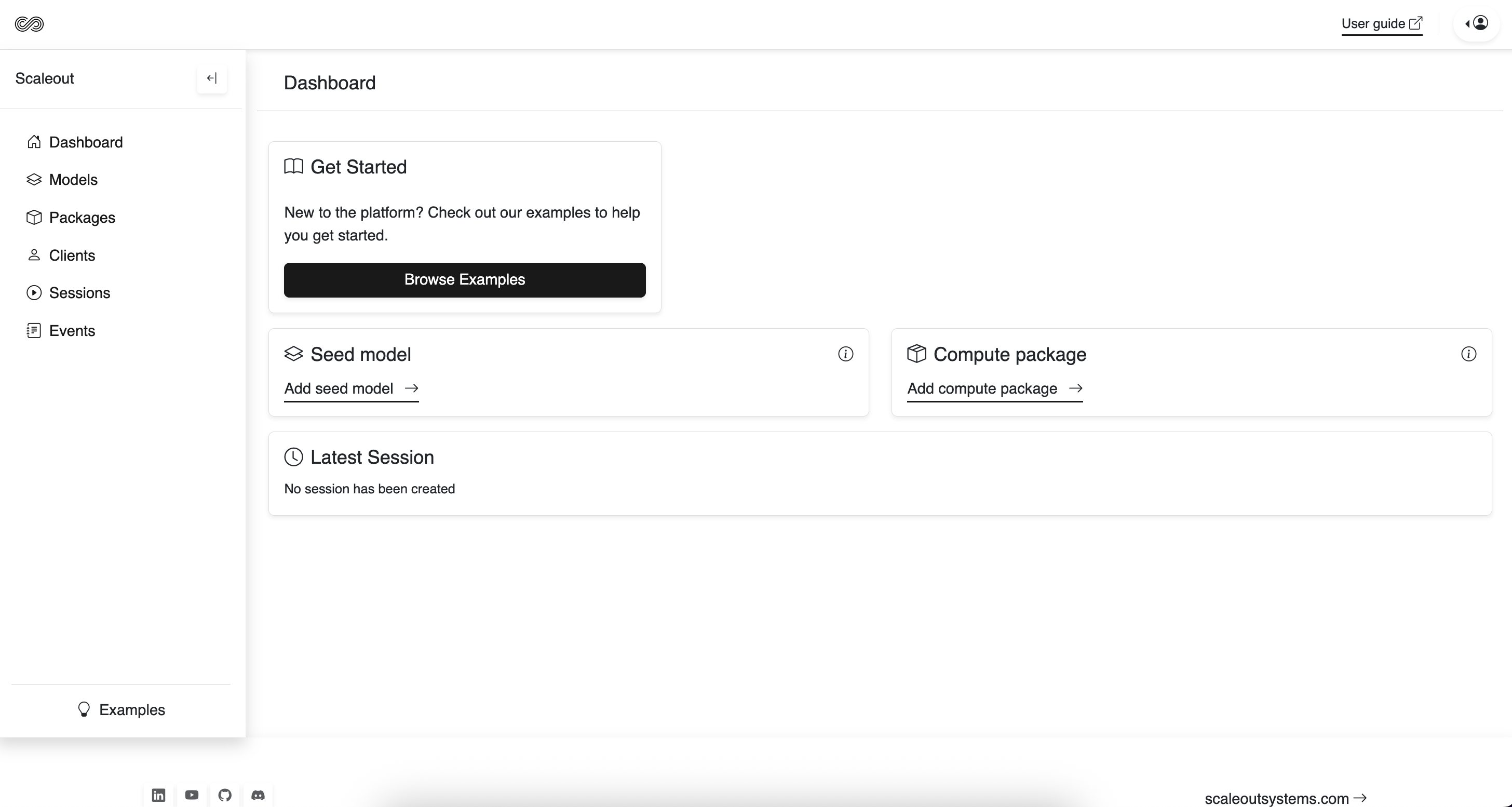 Scaleout Edge Dashboard